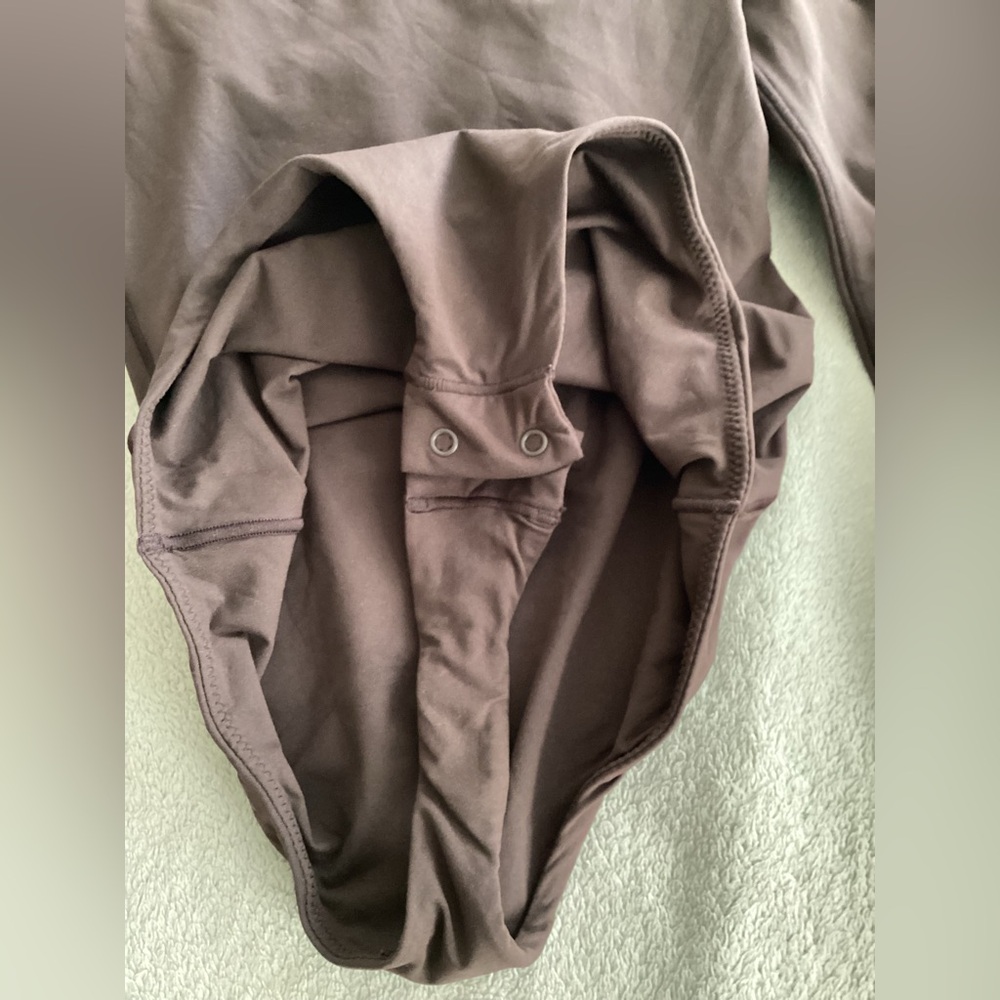 SKIMS Brown Fitted Bodysuit with Mock Neck - Picture 5 of 5